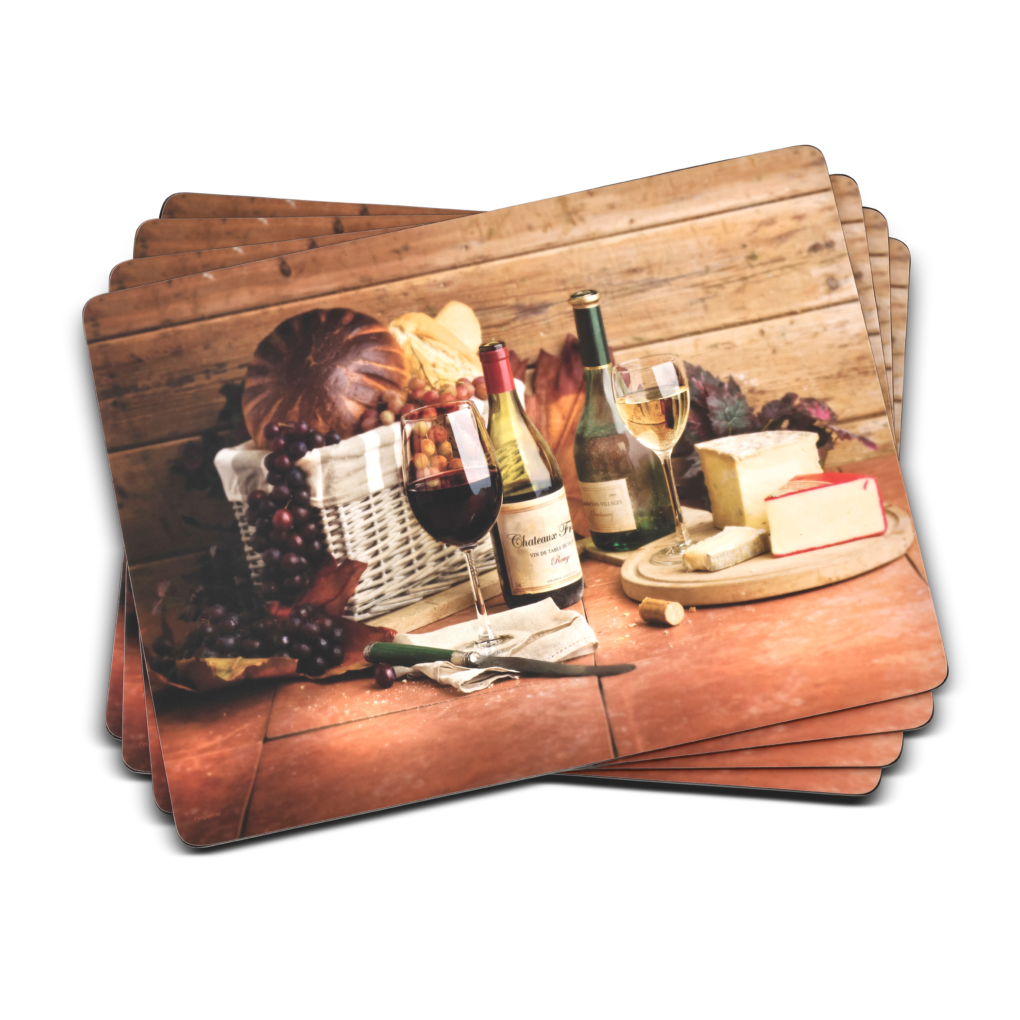 Pimpernel Artisan Wine Placemats Set of 4 image number null